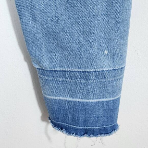 Seven7 Distressed Skinny Cropped Jeans Size 6 Distressed Skinny Denim - Picture 6 of 11